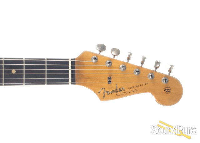 Fender CS LTD '63 Strat Relic Tangerine #CZ542529 - Used — image 4