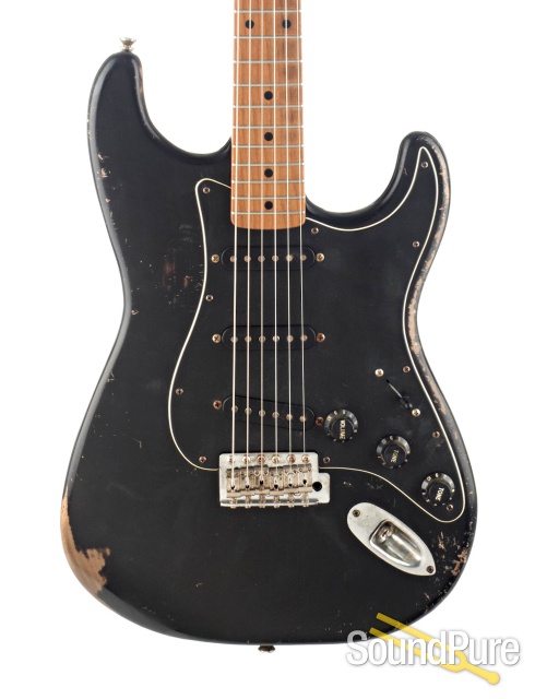 Mario Guitars S-Style Black SSS Electric #120487 — image 1