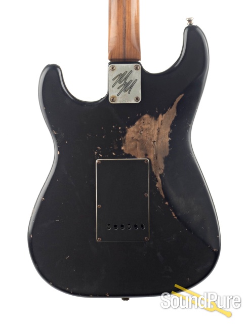Mario Guitars S-Style Black SSS Electric #120487 — image 7