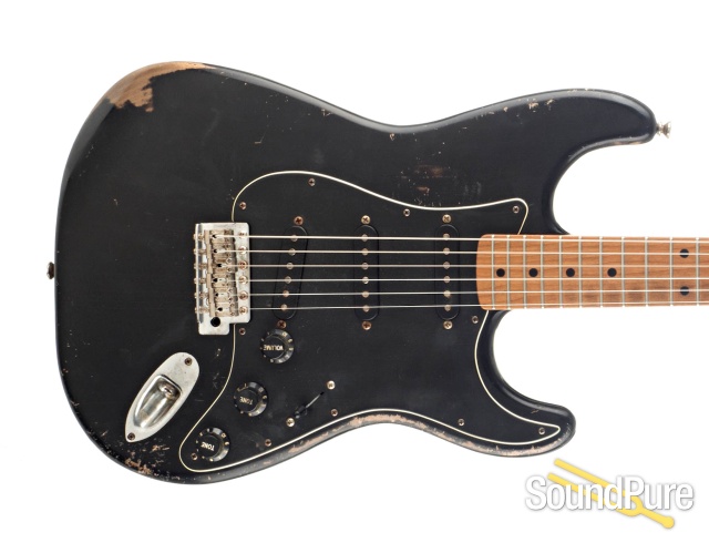 Mario Guitars S-Style Black SSS Electric #120487 — image 10