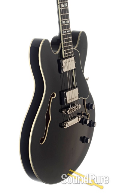 Eastman T486-BK Black Thinline Electric #15950594 — image 3