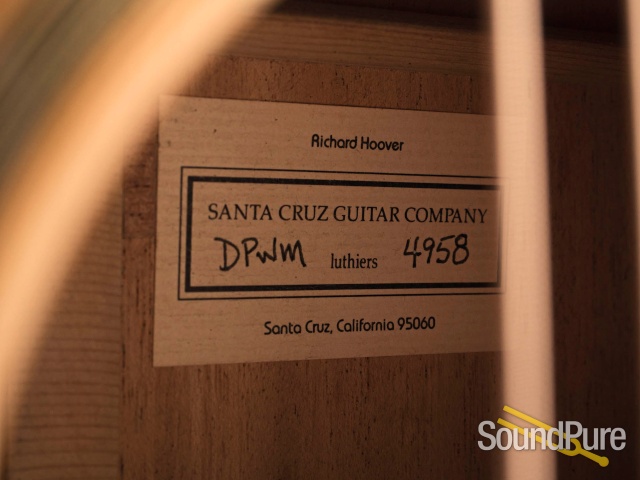 Santa Cruz D/PWM Sitka/Mahogany Pre-War Dread #4958 - Used — image 8