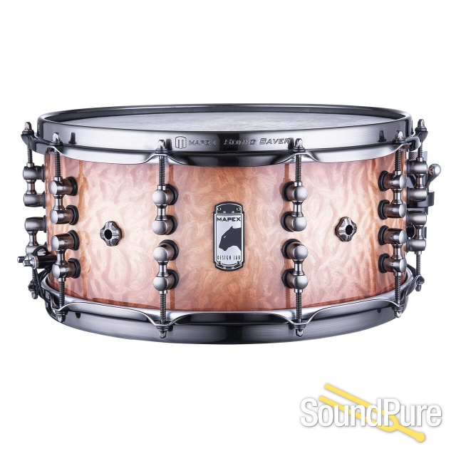 Mapex 6.5x14 Black Panther Russ Miller Versatus Snare Drum — image 1
