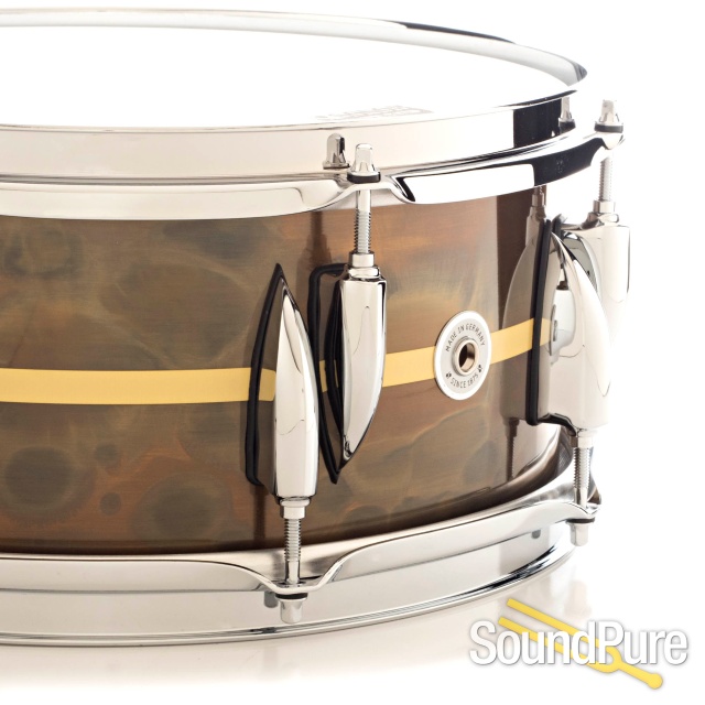 Sonor 13x5.75 Benny Greb Signature Snare Drum Brass — image 3
