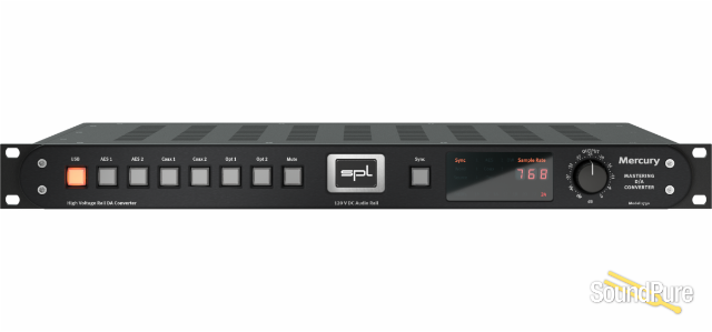 SPL Mercury Mastering D/A Converter - Black — image 1