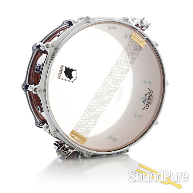 Mapex 6.5x14 Black Panther Shadow Birch/Walnut Snare Drum — image 2
