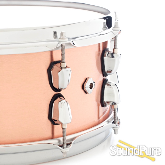 Mapex 6x14 Black Panther Predator Seamed Copper Snare Drum — image 3
