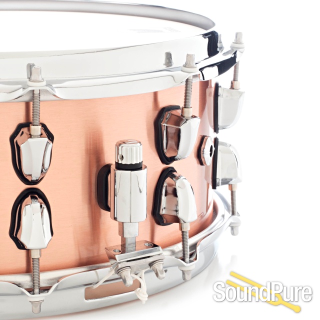 Mapex 6x14 Black Panther Predator Seamed Copper Snare Drum — image 4