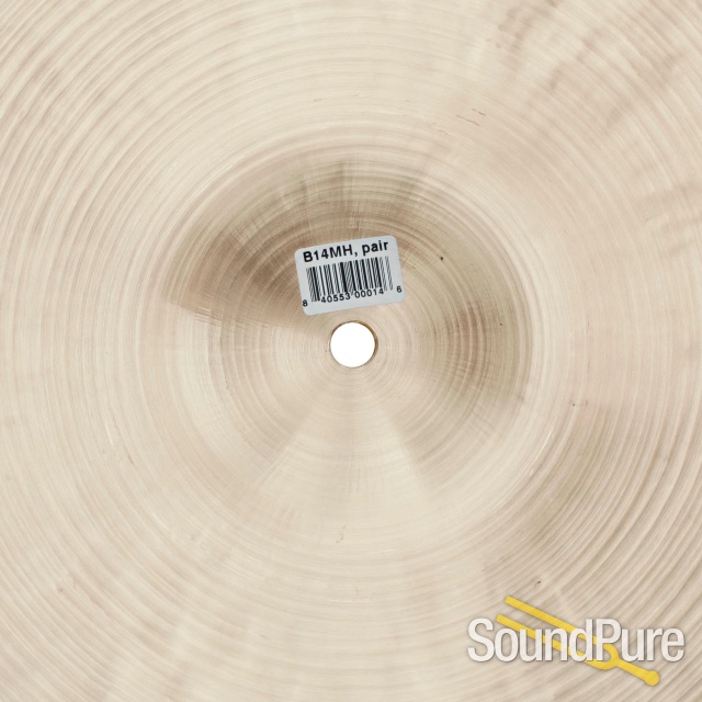 Meinl 14" Byzance Traditional Medium Hi-Hat Cymbal Pair — image 2