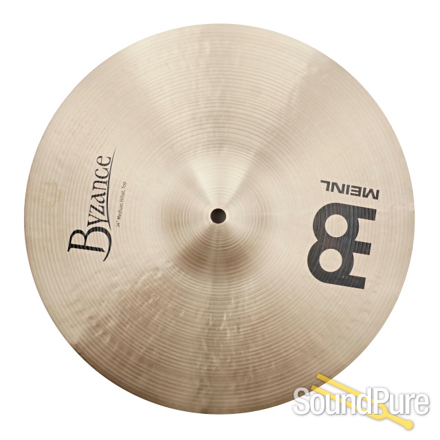 Meinl 14" Byzance Traditional Medium Hi-Hat Cymbal Pair — image 1