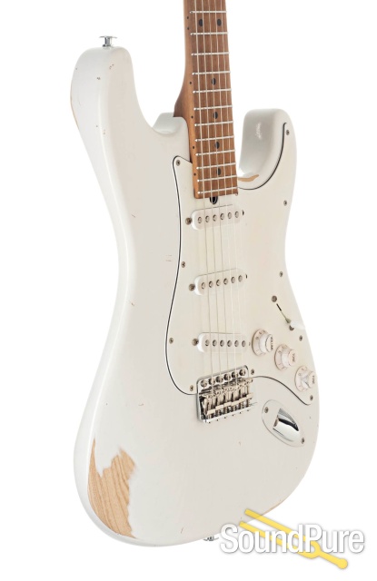 Suhr Custom Classic S Antique Trans White Heavy Aged #JS3M8Z — image 3