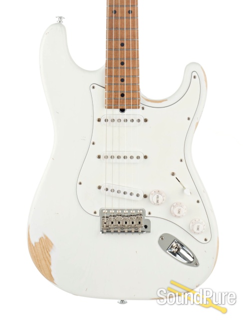 Suhr Custom Classic S Antique Trans White Heavy Aged #JS3M8Z — image 1
