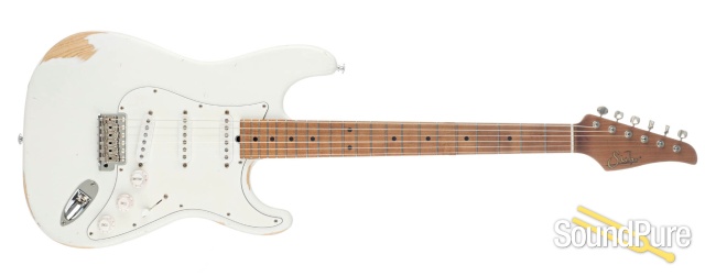 Suhr Custom Classic S Antique Trans White Heavy Aged #JS3M8Z — image 8