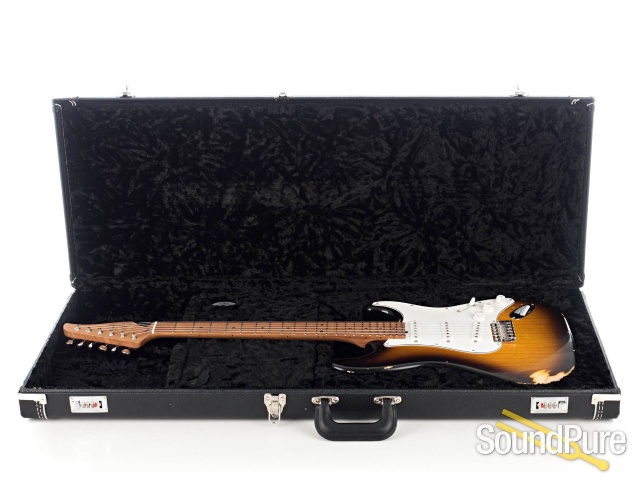 Suhr Custom Classic S Antique 2-Tone Tobacco Burst #JS6K9U — image 4
