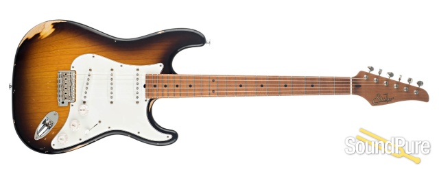 Suhr Custom Classic S Antique 2-Tone Tobacco Burst #JS6K9U — image 8