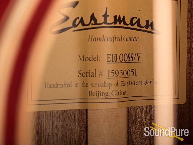 Eastman E10OOSS/V Adirondack/Mahogany Acoustic #15950051 — image 2