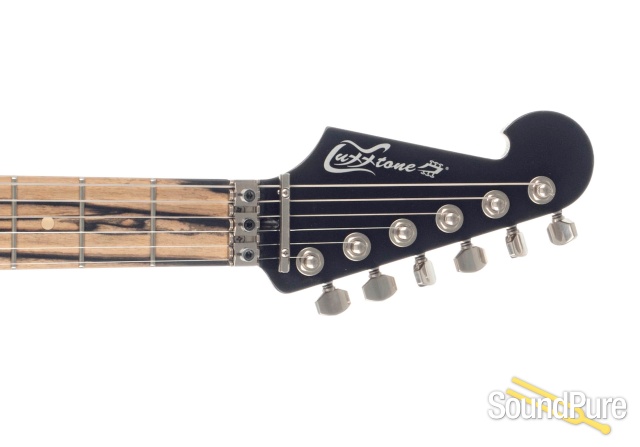 Luxxtone El Machete Black Aged w/ Floyd Rose HH NAMM #379 — image 3