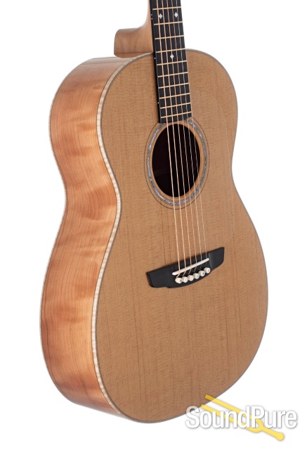 Goodall Cherry/Torrefied Sitka Parlor Acoustic Guitar #6823 — image 4