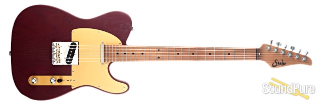 Suhr Andy Wood Signature Modern T Iron Red Electric #JS1L3Q — image 8