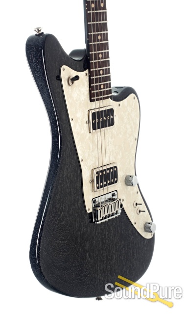 Anderson Raven Superbird Black w/ Dog Hair Guitar #01-26-20P — image 3