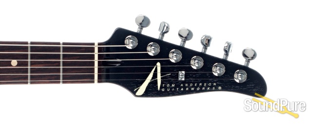 Anderson Raven Superbird Black w/ Dog Hair Guitar #01-26-20P — image 5