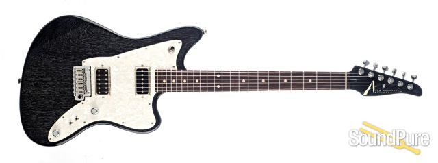 Anderson Raven Superbird Black w/ Dog Hair Guitar #01-26-20P — image 8