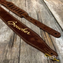 Boucher Strap - Brown Suede / Embroidered Logo