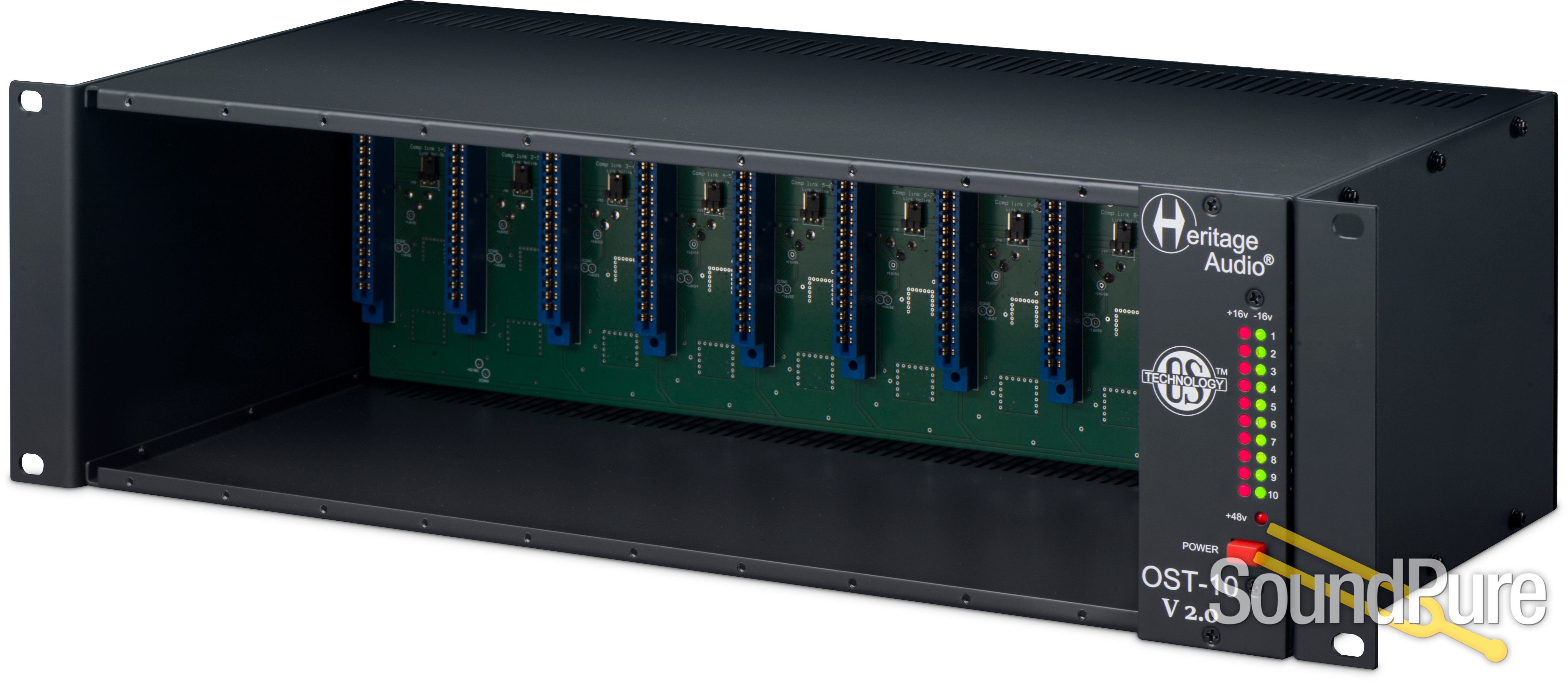 Heritage Audio OST10 V2.0 10 Slot 500Series Rack