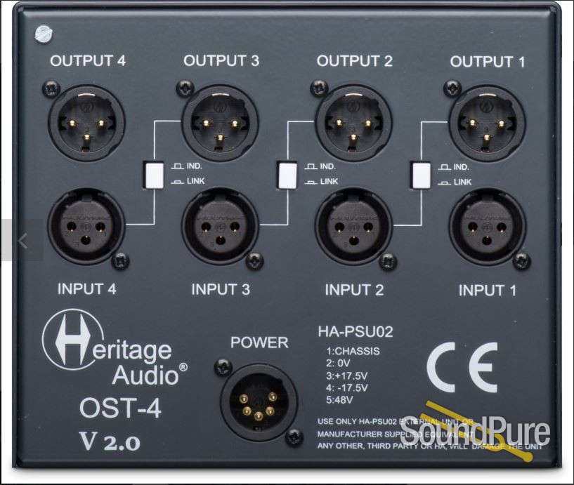 Heritage Audio OST-4 V2 500-Series Rack