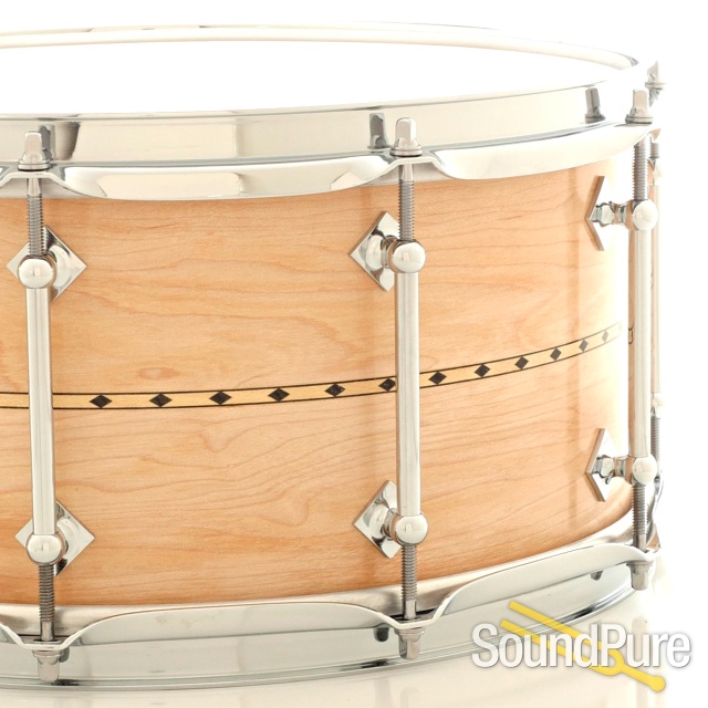 Craviotto 6.5x14 Maple Custom Snare Drum-Maple Inlay — image 5