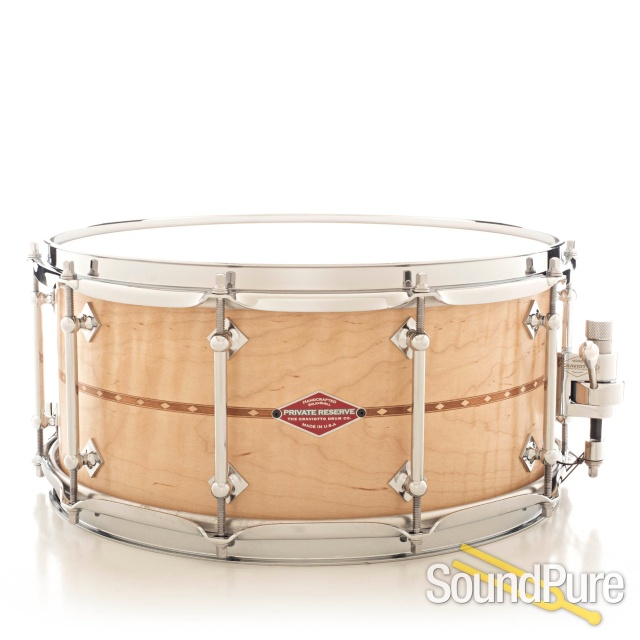 Craviotto 6.5x14 Private Reserve Curly Maple Snare Drum CI — image 1