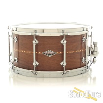 Craviotto 7x14 Walnut Custom Shop Snare Drum Walnut Inlay