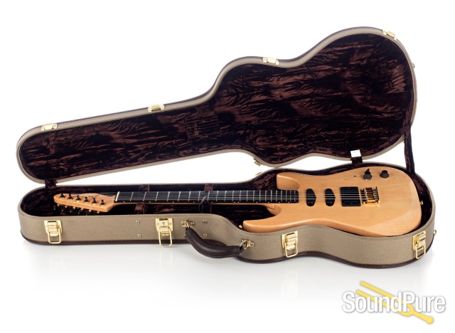 Buscarino "Jazz Strat" Natural Electric Guitar #KM0571705 — image 4