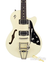 Duesenberg Starplayer TV Vintage White Electric #191661 Duesenberg Starplayer TV Vintage White Electric #191661