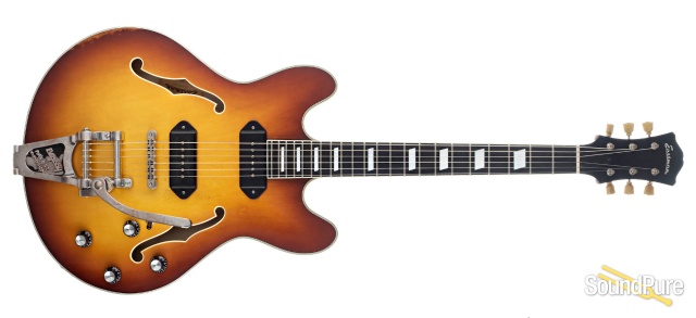 Eastman T64/V-GB Thinline Electric Guitar #16950459 — image 9