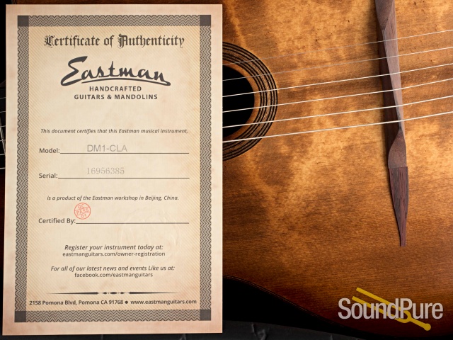 Eastman DM1 Classic Gypsy Jazz Acoustic Guitar #16956385 — image 5
