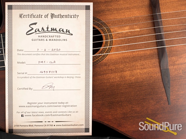 Eastman DM1 Classic Gypsy Jazz Acoustic Guitar #16957118 — image 5