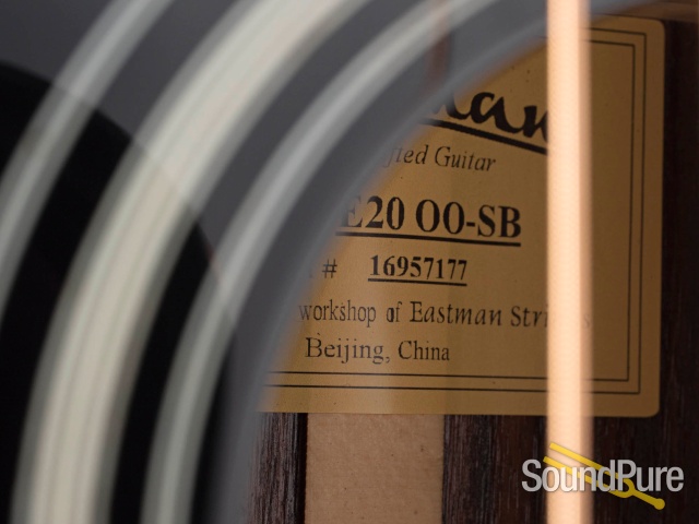 Eastman E20OO-SB Adirondack/Rosewood Acoustic #16957177 — image 4