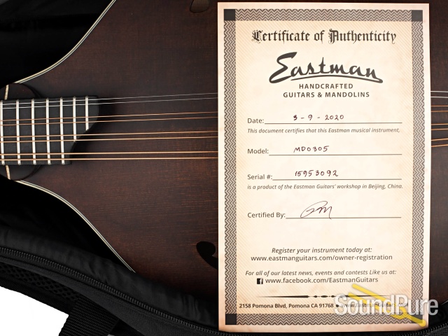 Eastman MDO305 Octave Mandolin #15953092 — image 5