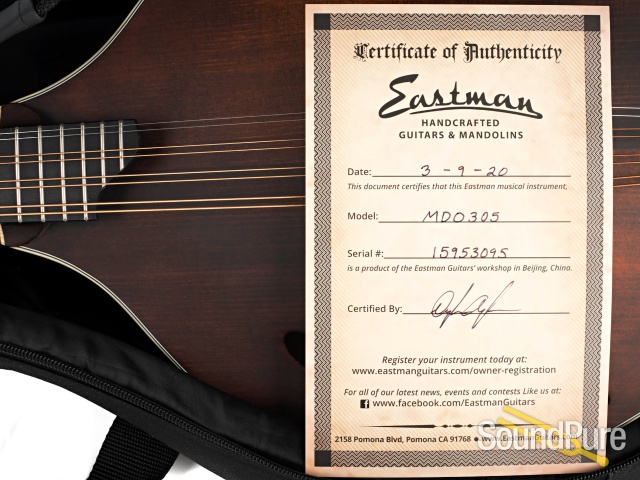Eastman MDO305 Octave Mandolin #15953095 — image 5