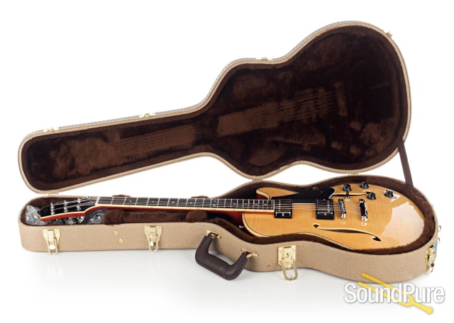 Comins GCS-1 Blonde Semi-Hollow Electric #112298 — image 4