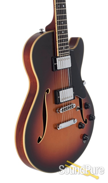 Comins GCS-1ES Autumn Burst Semi-Hollow Guitar #112206 — image 3