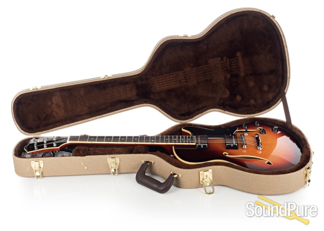 Comins GCS-1ES Autumn Burst Semi-Hollow Guitar #112206 — image 4
