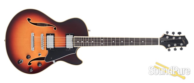 Comins GCS-1ES Autumn Burst Semi-Hollow Guitar #112206 — image 8