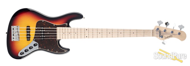 Sadowsky MV5 3-Tone Burst 5-String Electric Bass #M11036 — image 8