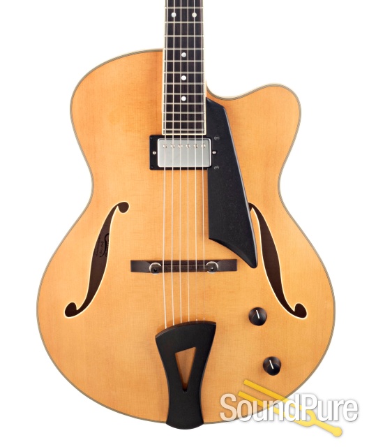 Comins GCS-16-1 Spruce/Flame Maple Blond Archtop #118086 — image 1