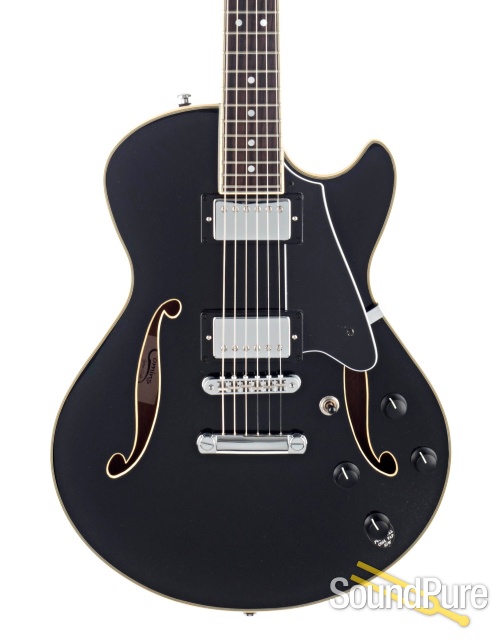 Comins GCS-1ES Black Semi-Hollow Electric #112209 — image 1