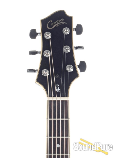 Comins GCS-1ES Black Semi-Hollow Electric #112209 — image 5