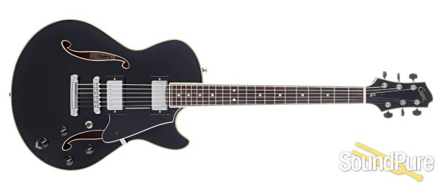 Comins GCS-1ES Black Semi-Hollow Electric #112209 — image 8