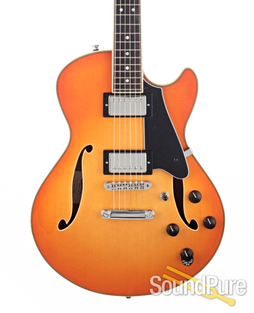 Comins GCS-1ES Tangerine Burst Semi-Hollow Electric #112198 — image 1